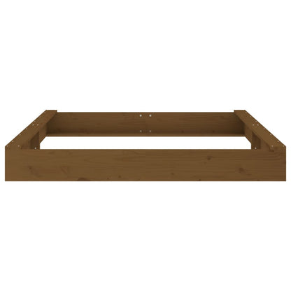 Sandkasten mit Sitzen Quadratisch Massivholz