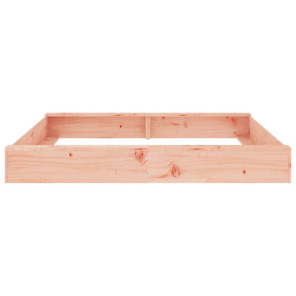 Sandkasten mit Sitzen Quadratisch Massivholz