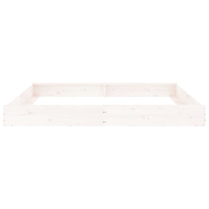 Sandkasten mit Sitzen Quadratisch Massivholz