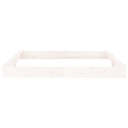 Sandkasten mit Sitzen Quadratisch Massivholz