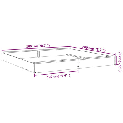 Sandkasten mit Sitzen Quadratisch Massivholz