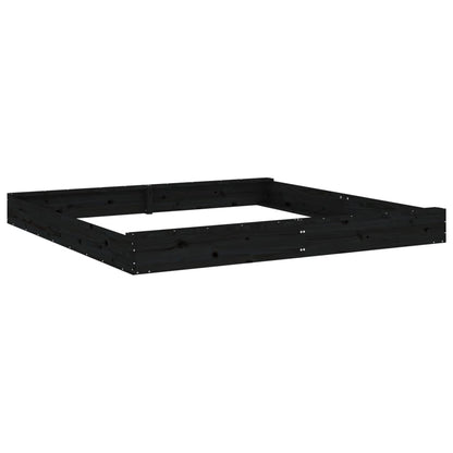 Sandkasten mit Sitzen Quadratisch Massivholz