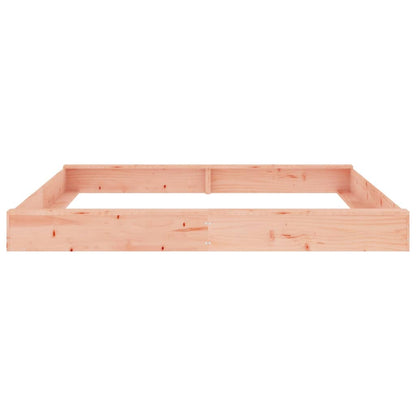 Sandkasten mit Sitzen Quadratisch Massivholz