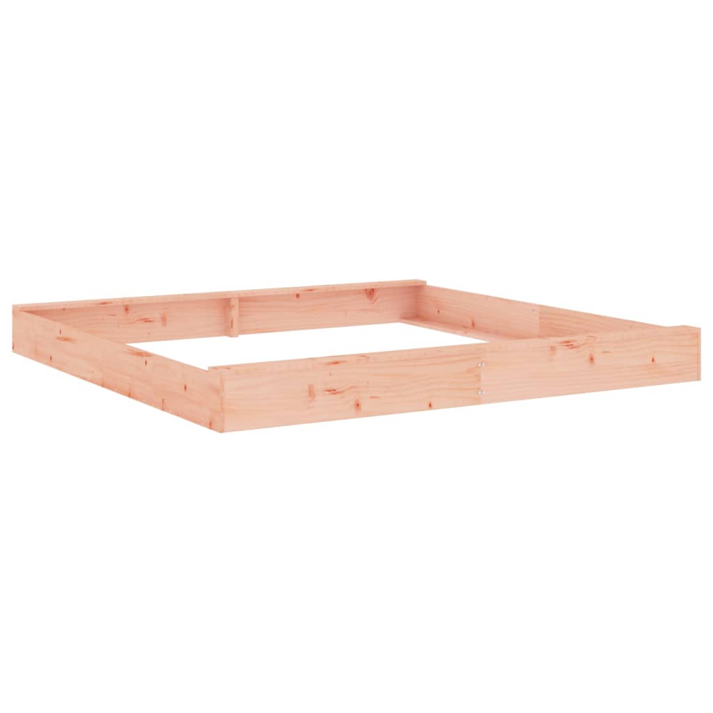 Sandkasten mit Sitzen Quadratisch Massivholz