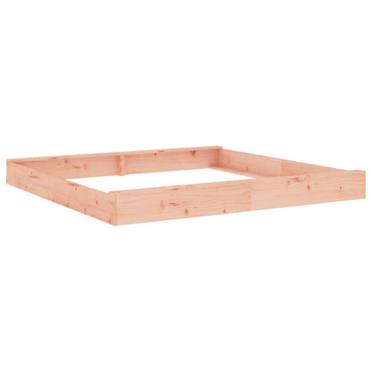 Sandkasten mit Sitzen Quadratisch Massivholz