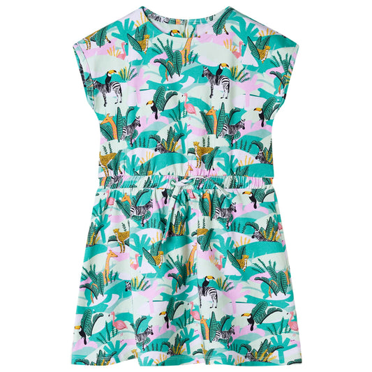 Kinderkleid Helles Minzgrün