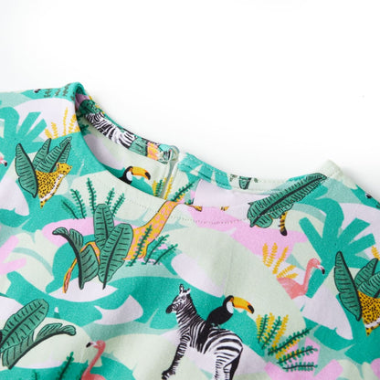 Kinderkleid Helles Minzgrün