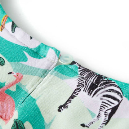 Kinderkleid Helles Minzgrün