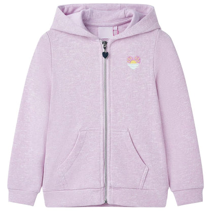 Kinder-Kapuzenpullover mit Reißverschluss