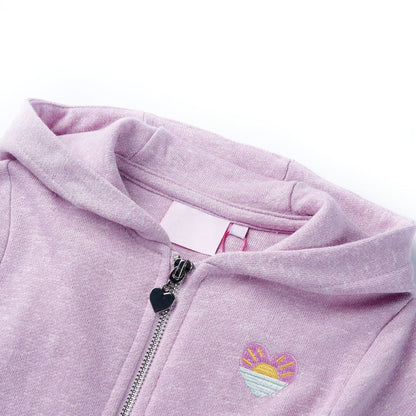 Kinder-Kapuzenpullover mit Reißverschluss