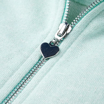 Kinder-Kapuzenpullover mit Reißverschluss