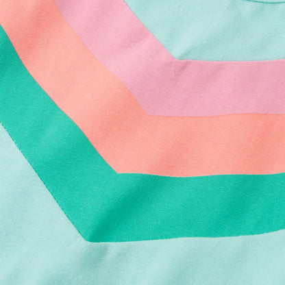 Kinderkleid mit Kordelzug Helles Minzgrün