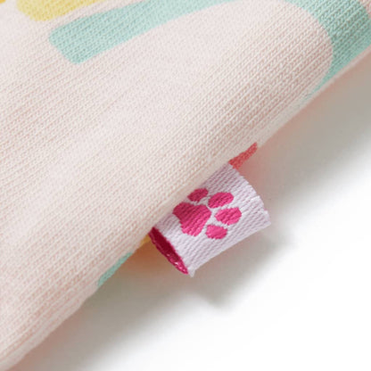 Kinderpyjama mit Kurzen Ärmeln Zartrosa
