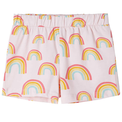 Kinderpyjama mit Kurzen Ärmeln Zartrosa