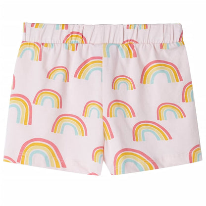 Kinderpyjama mit Kurzen Ärmeln Zartrosa