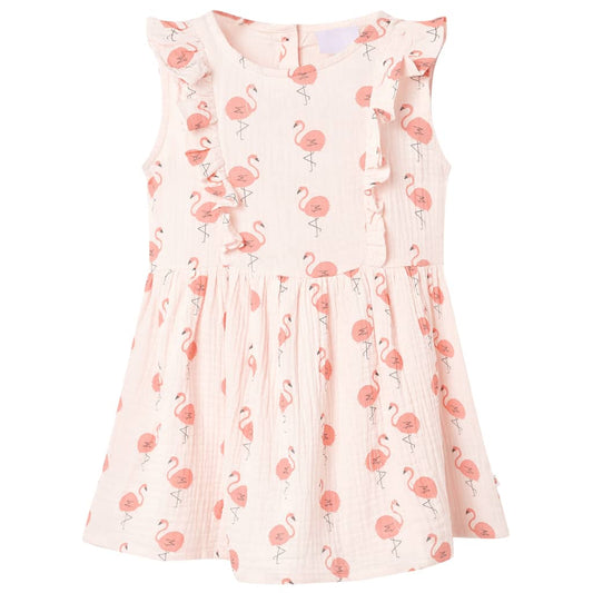 Kinderkleid mit Rüschen Zartrosa