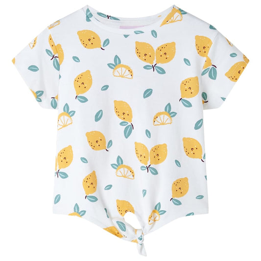 Kinder-T-Shirt mit Bindesaum