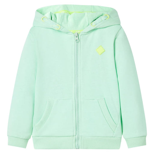 Kinder-Kapuzenpullover mit Reißverschluss