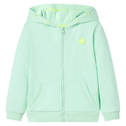 Kinder-Kapuzenpullover mit Reißverschluss