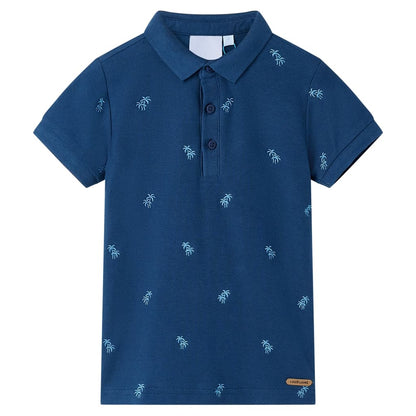 Kinder-Poloshirt Dunkelblau