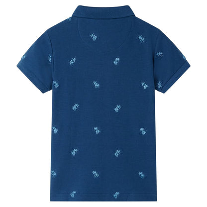 Kinder-Poloshirt Dunkelblau