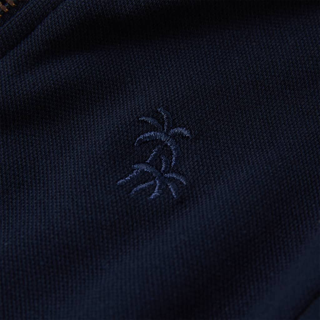 Kinder-Sweatshirt mit Reißverschluss Marineblau