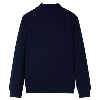 Kinder-Sweatshirt mit Reißverschluss Marineblau