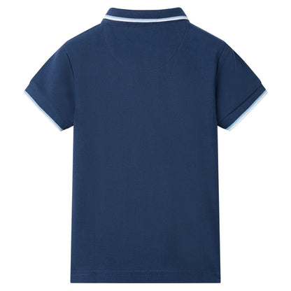 Kinder-Poloshirt Dunkelblau