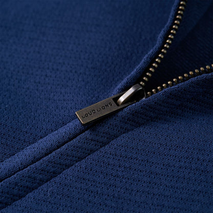 Kinder-Sweatshirt mit Reißverschluss Marineblau