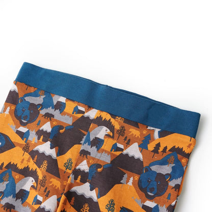 Kinderpyjama mit Langen Ärmeln Cognac