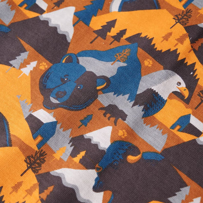Kinderpyjama mit Langen Ärmeln Cognac