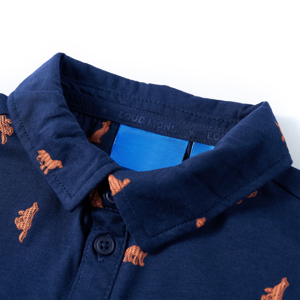 Kinderhemd Marineblau