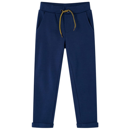 Kinderhose mit Kordelzug Marineblau