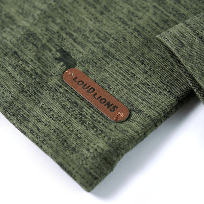 Kinderhemd Khaki Melange