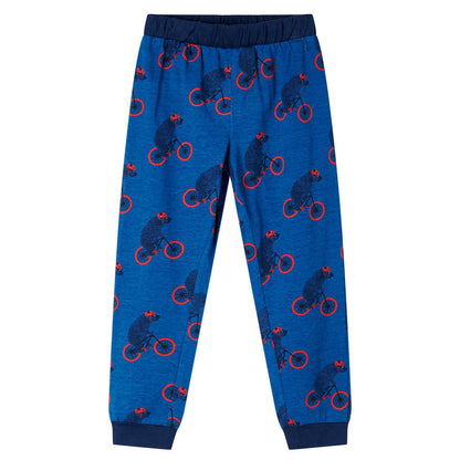 Kinderpyjama mit Langen Ärmeln Petrolblau