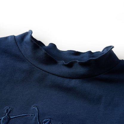 Kinder-Langarmshirt Marineblau