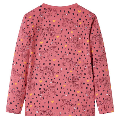 Kinderpyjama mit Langen Ärmeln Altrosa