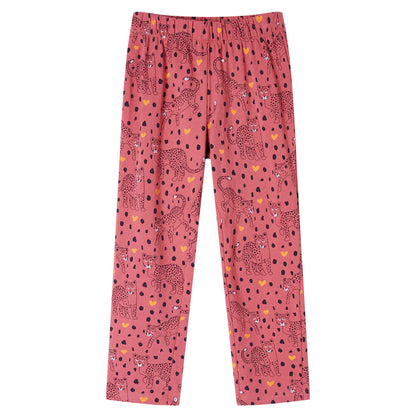 Kinderpyjama mit Langen Ärmeln Altrosa
