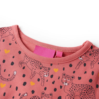 Kinderpyjama mit Langen Ärmeln Altrosa