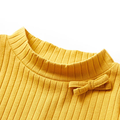 Kinder-Langarmshirt Rippstrick