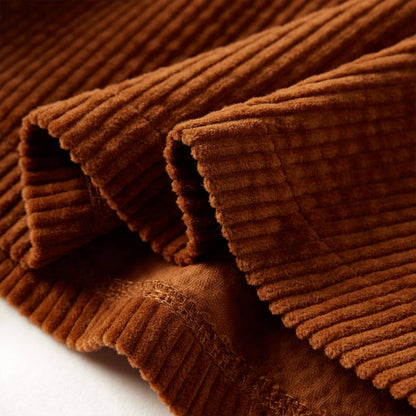 Kinderrock mit Taschen Cord Cognac