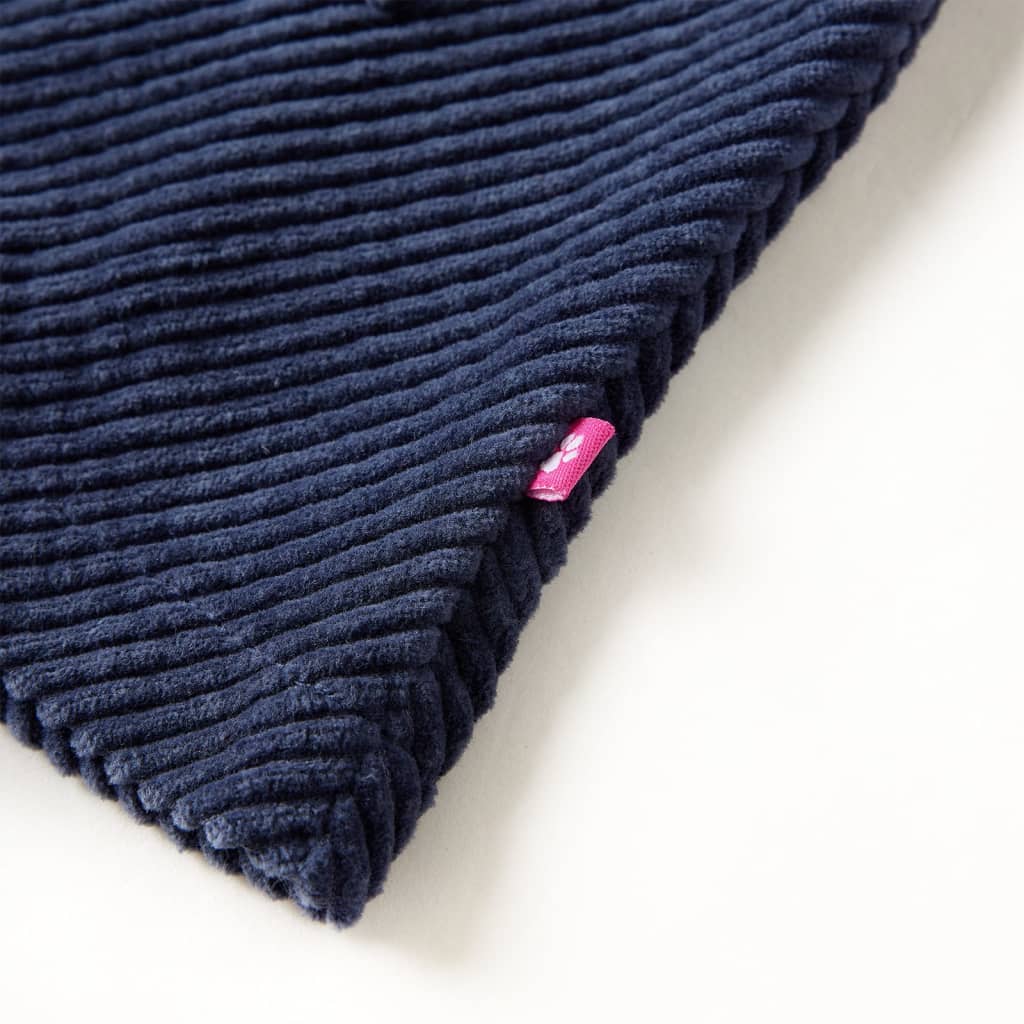 Kinderrock mit Taschen Cord Marineblau