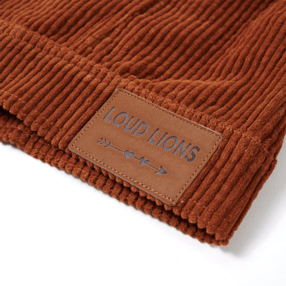 Kinderjacke Cord Cognac