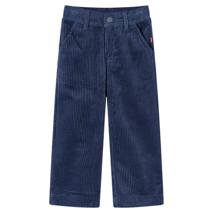 Kinderhose Cord Marineblau