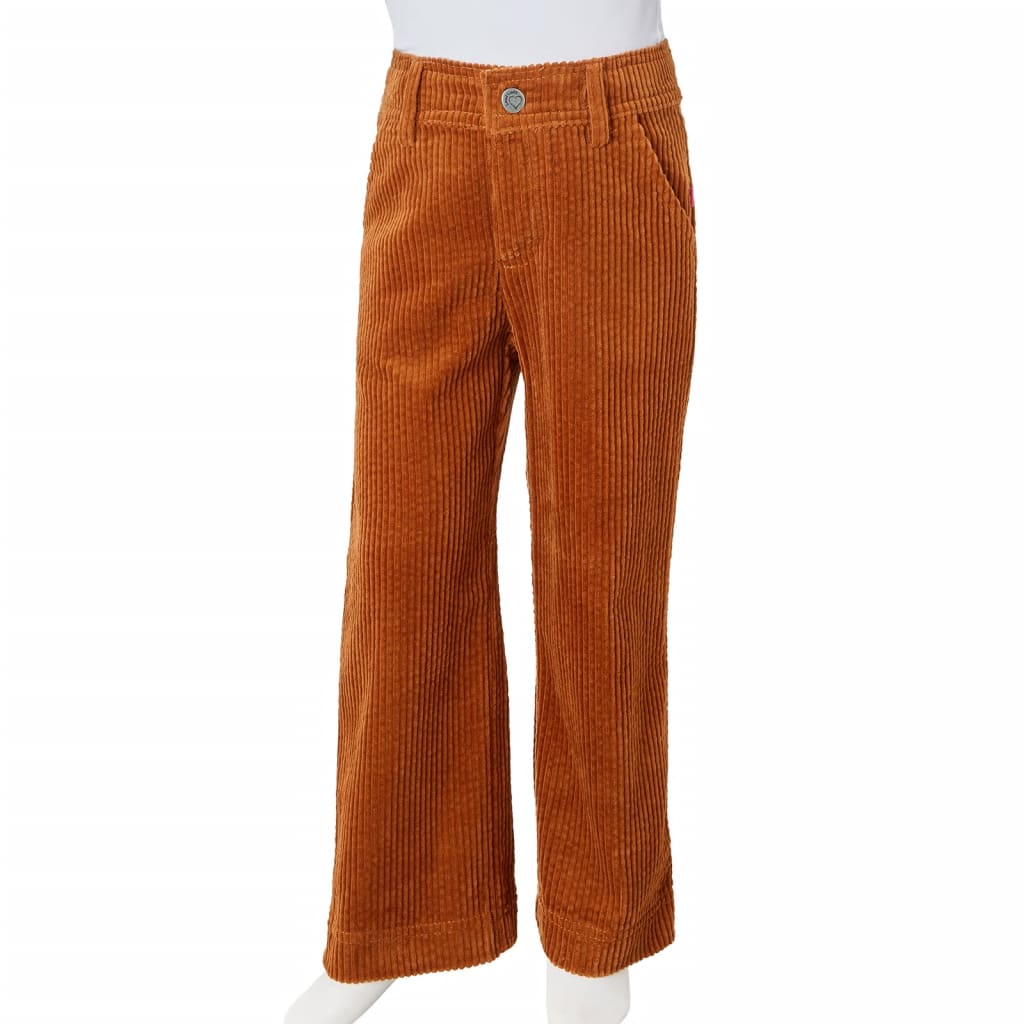Kinderhose Cord Cognac