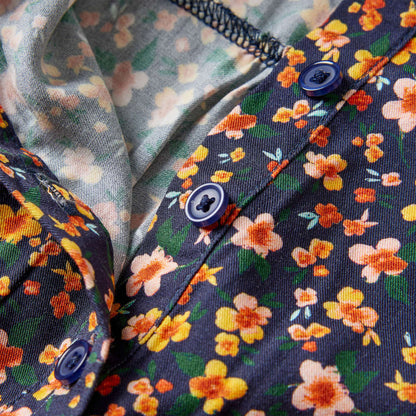 Kinderkleid mit Langen Ärmeln Marineblau