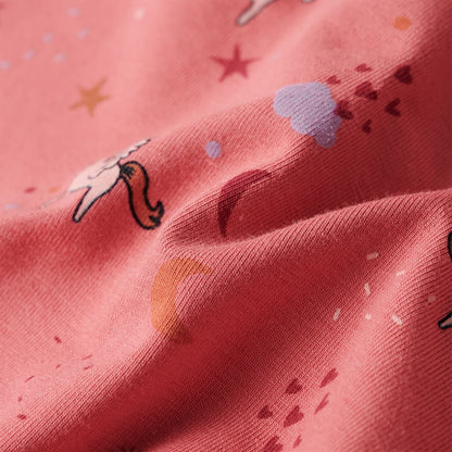 Kinderpyjama mit Langen Ärmeln Altrosa