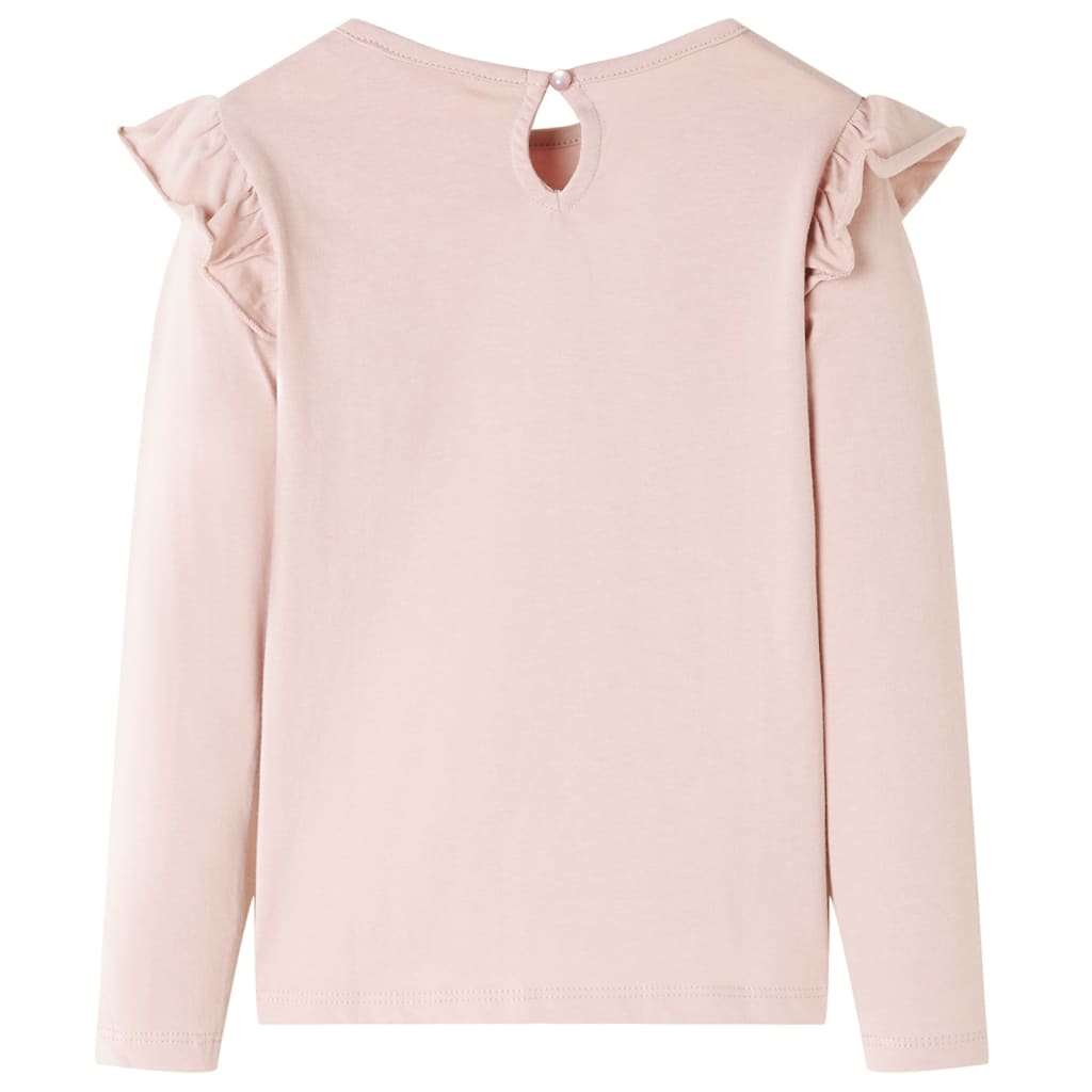 Kinder-Langarmshirt Rosa