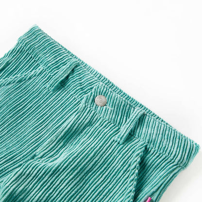 Kinderhose Cord Minzgrün