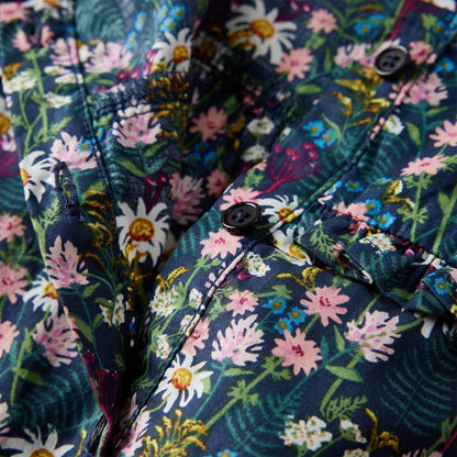 Kinderkleid mit Langen Ärmeln Dunkelblau